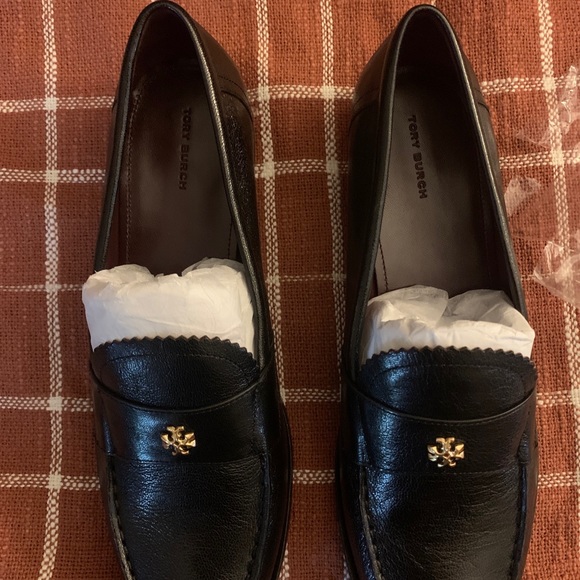 Black Tory Burch Goat leather loafers - Picture 4 of 6